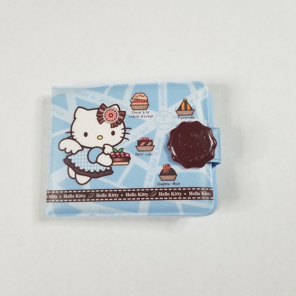 Hello Kitty Blue Angel Chocolate Snap Wallet Sanrio